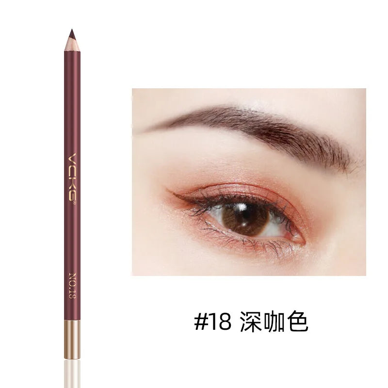 Natural Microblading Eyebrow Pencil Waterproof Eye Brow Enhancer Pen Long Lasting Eyes Makeup Tools Cosmetics Black Brown Gray Good Vibrations