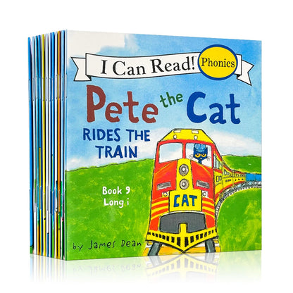I Can Read Phonics 12 Books/Set My Very First Picture Books English Story Pocket Book for Children Kids Baby Montessori Reading Good Vibrations