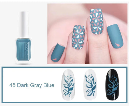 KADS Professional 11ml 24 Colors Nail Stamping Polish Gold Silver Nails Art Varnish for Stamping Plate DIY Nail Printing Polish Good Vibrations