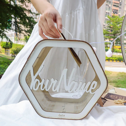 Personalized Wedding Card Box Card Box for Wedding Wedding Gifts Wedding Decorations Wedding Decor Memory Box Keepsake Box Good Vibrations