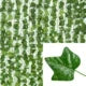 11/4.4M Artificial Plant Green Ivy Leaf Garland Fake Plant Creeper Hanging Vine Outdoor DIY Garden Wall Wedding Party Home Decor Good Vibrations