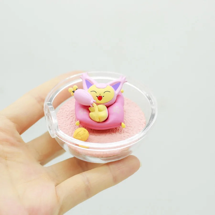 Genuine Rement Pokemon Sleep Series Pikachu Spinda Skitty Gulpin Pyukumuku Pincurchin Blind Box Birthday Gift Desktop Decor Toys Good Vibrations