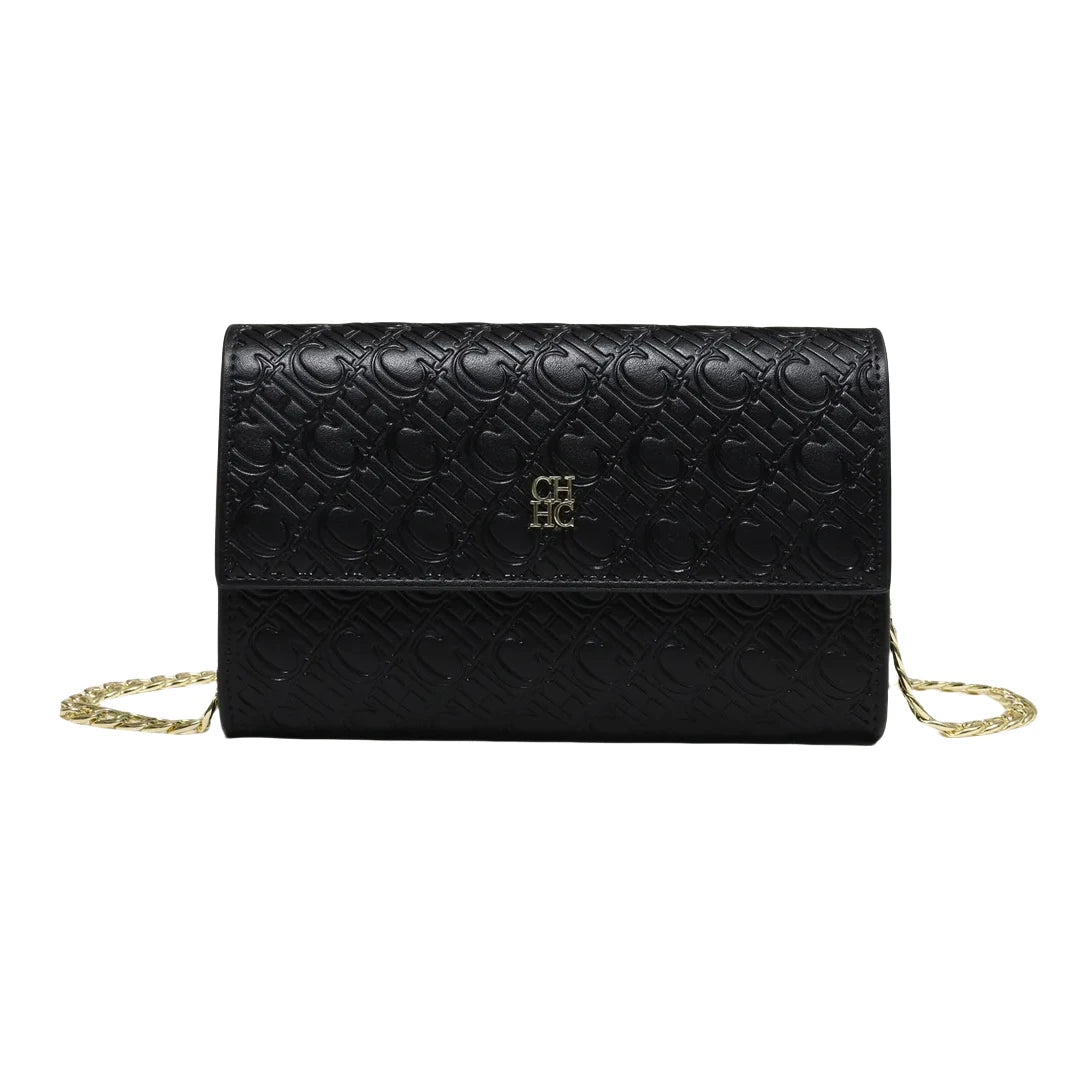 CH Crossbody Bag For Women Luxury Designer Handbag Fashion Embossed Leather Shoulder Bag Elegant Chain Clutch Bag For Daily Use Good Vibrations