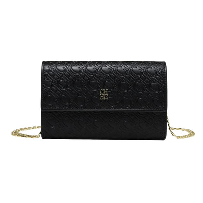 CH Crossbody Bag For Women Luxury Designer Handbag Fashion Embossed Leather Shoulder Bag Elegant Chain Clutch Bag For Daily Use Good Vibrations