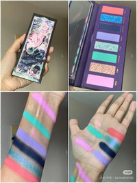 Narimi 10 Color Highly Pigmented Eyeshadow Palette Matte Shimmer Easy Halo-dye Eye Shadow Long Lasting Natural Colors Eye Makeup Good Vibrations