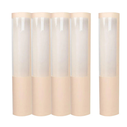 5Pcs Elegant Bouquet Gift Box Set Premium Paper Bouquet Bags for Wedding Valentine's Day Engagement Bridal Shower Birthday Party Good Vibrations