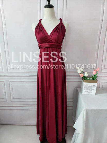 Multiway Maxi Dress Bridesmaid Dress Infinity Cocktail Dress Floor Length Bridesmaid Dress Maxi Dress for Bridesmaid Gifts Good Vibrations