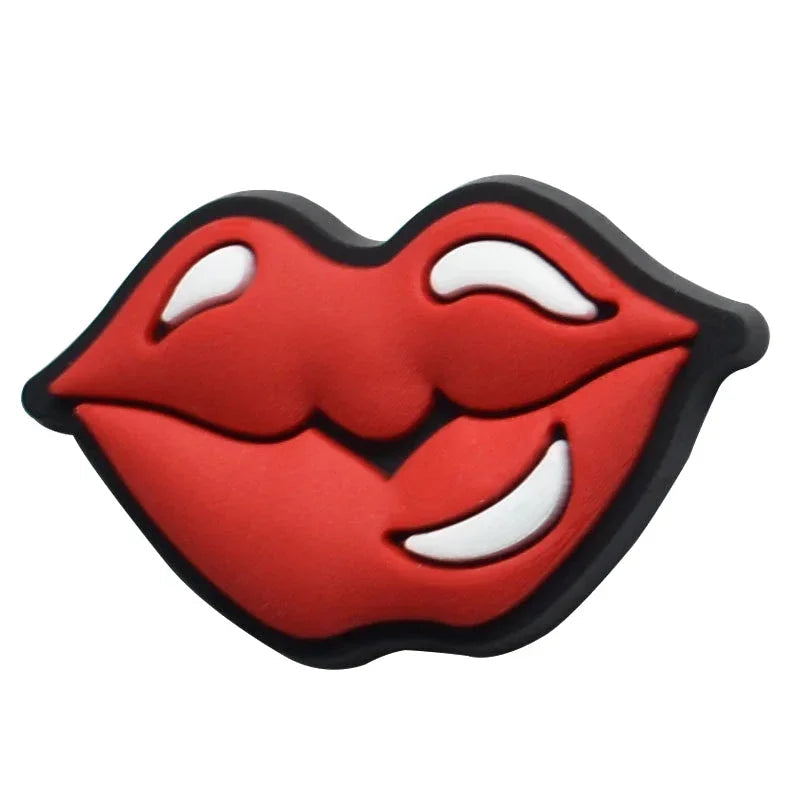 Shoe Charms for Crocs Accessories Angel Of Love Shoes Charm for Croc Decorations Pins Men Accessory Jeans Woman Clogs Clips Good Vibrations