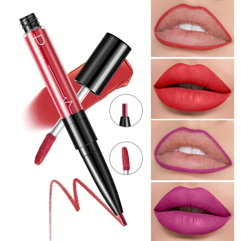 Ultra-Precise Waterproof Lip Liner - Lip Liners with High Pigment, Smooth, Sweatproof, Long-Lasting Wear for Perfect Lip Contour Good Vibrations