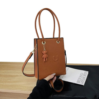 2026 Small Square Bag Women New Handbag Fashion Shoulder Casual Crossbody Solid Color Mobile Phone Bag Good Vibrations