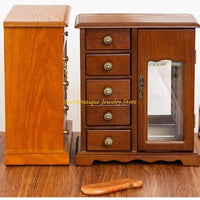 4XBE Necklace and Earring Storage Box Texture for Adding Charm to Your Space Good Vibrations