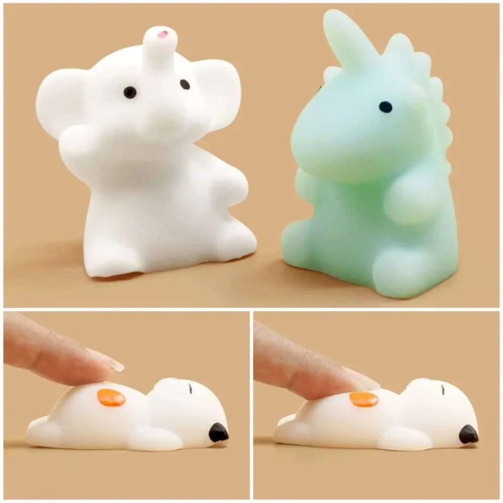 *50PCS Mochi Squishies Kawaii Anima Squishy Toys For Kids Antistress Ball Squeeze Party Favors Stress Relief Toys For Birthday* Good Vibrations