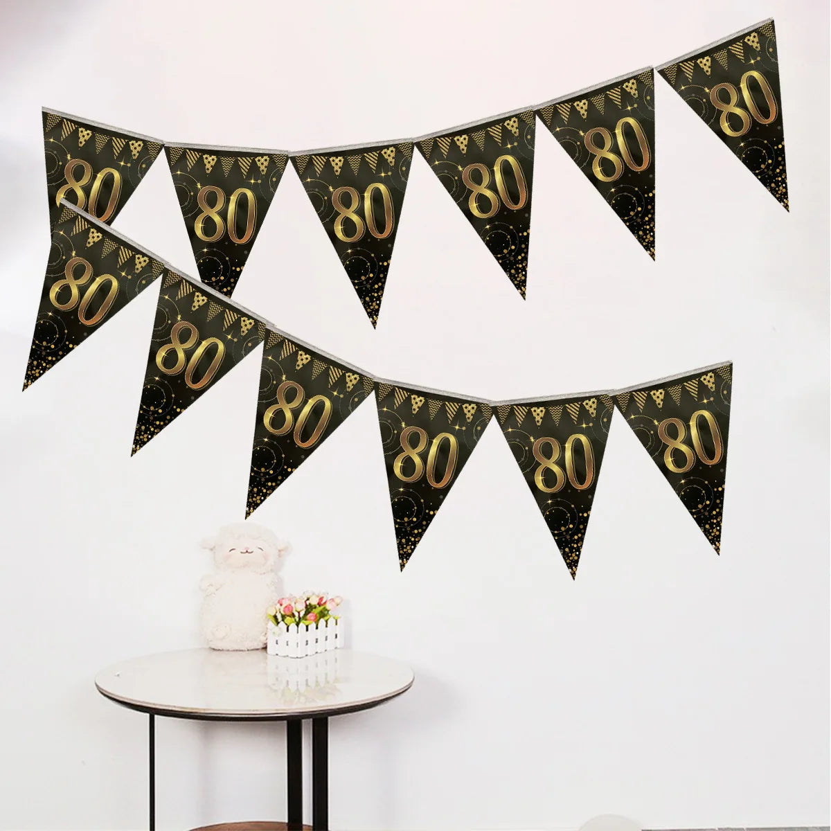 16th 60th 50 Year Happy Birthday Party Decoration Banners Supplies Good Vibrations