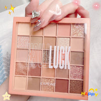 Cool Low Saturation Pure Wind 25 Color Eyeshadow Plate Pearl Matte Color Ins Affordable Makeup High Color Rendering Eyeshadow Good Vibrations