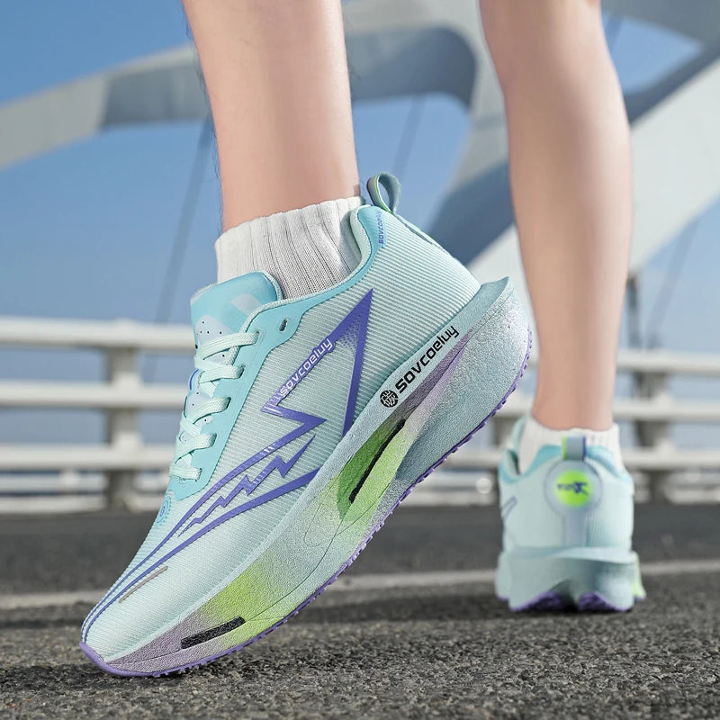 Running Shoes Carbon Board Speciality Men Sports Breathable Lightweight Women's Comfortable Marathon Athletic Nonskid Sneakers Good Vibrations