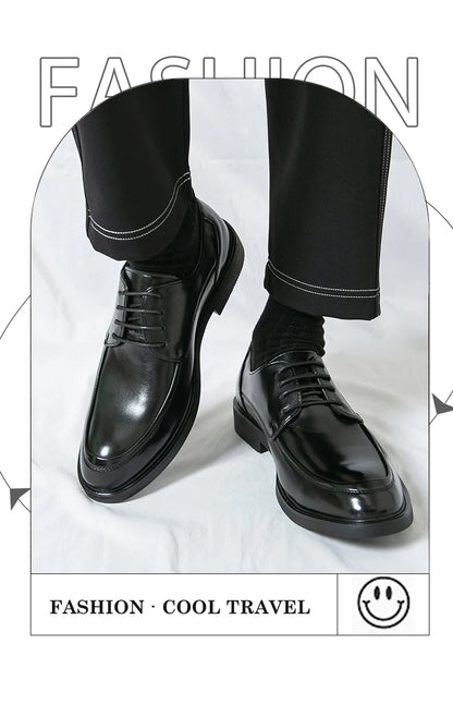 Men's Formal Dress Shoes Elegant Casual Business Luxury Italian Leather Skin Male Social Shoes Original
