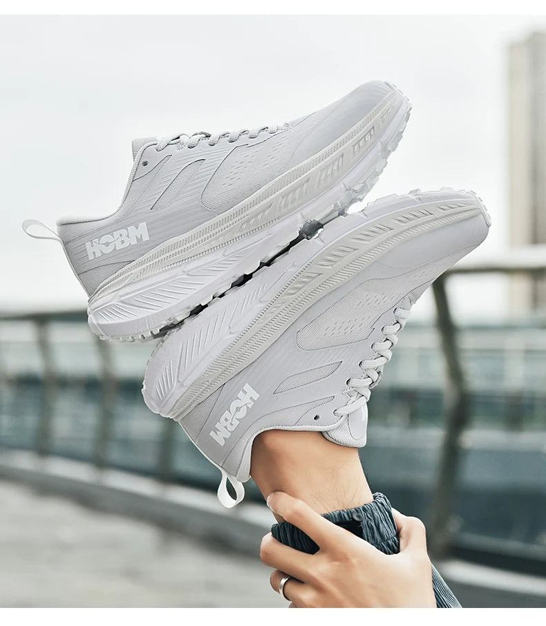 Men's Shoes Sneakers Running Shoes for Men Unisex Women Casual Walking Lace-up Training Lightweight Dark Blue Fashion Lifestyle Good Vibrations