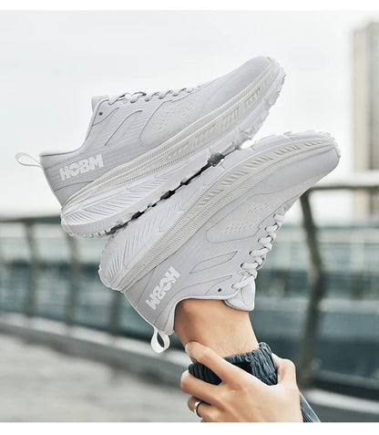 Men's Shoes Sneakers Running Shoes for Men Unisex Women Casual Walking Lace-up Training Lightweight Dark Blue Fashion Lifestyle Good Vibrations