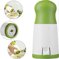 1pc Manual Herb Grinder Spice Mill Parsley Shredder Vegetable Cutter Coriander Mincer Chili and Cilantro Kitchen Tool Gadget Good Vibrations