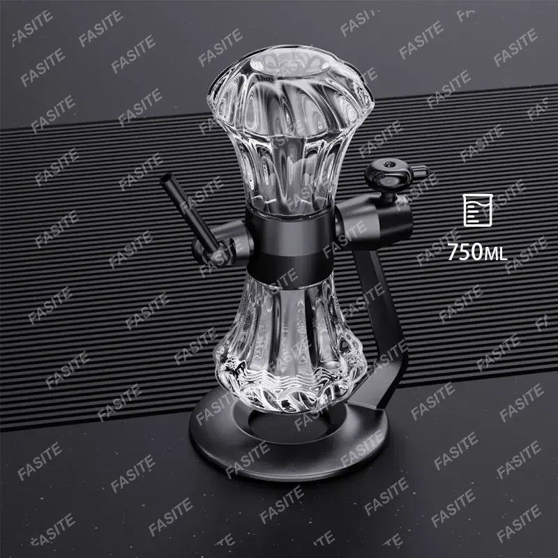 Diamond Gravity Hookah Shisha Pipes for Smoking Grass Chicha Sheesha Bowl Complete Kit Cachimbas 360°rotation Glass Кальян Set