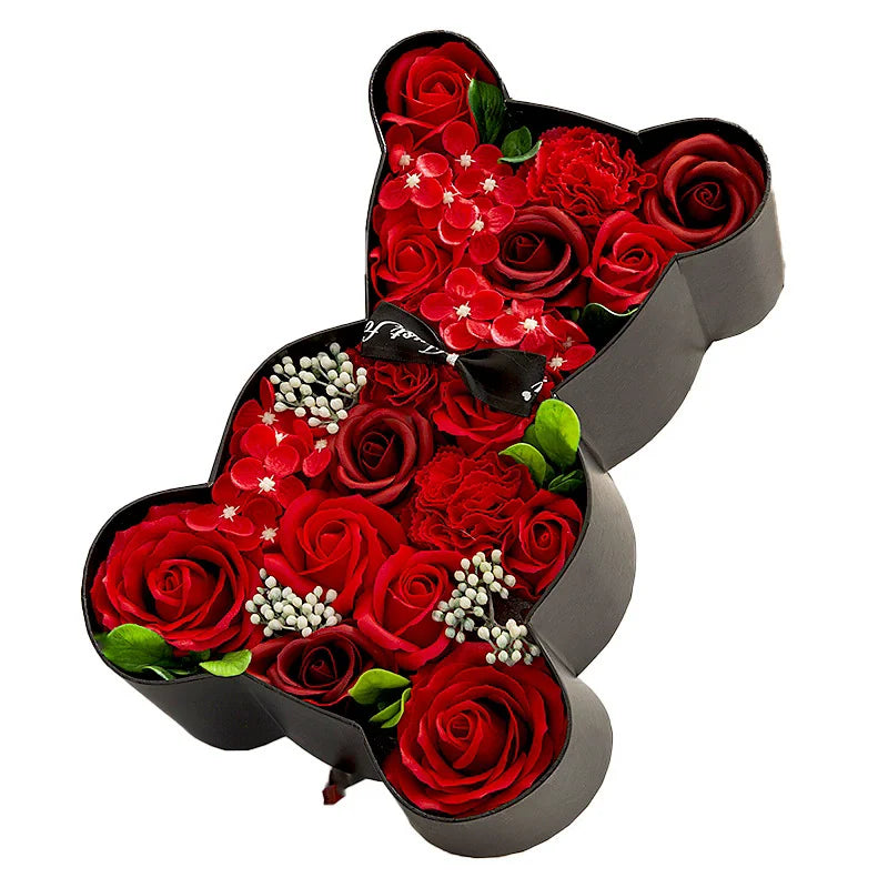 Mother's Day Rose Gift Box Soap Flower Gift Set Valentine Roses Boutique Package Gifts For Wife Wedding Supplies Wedding Good Vibrations Adult Super Store