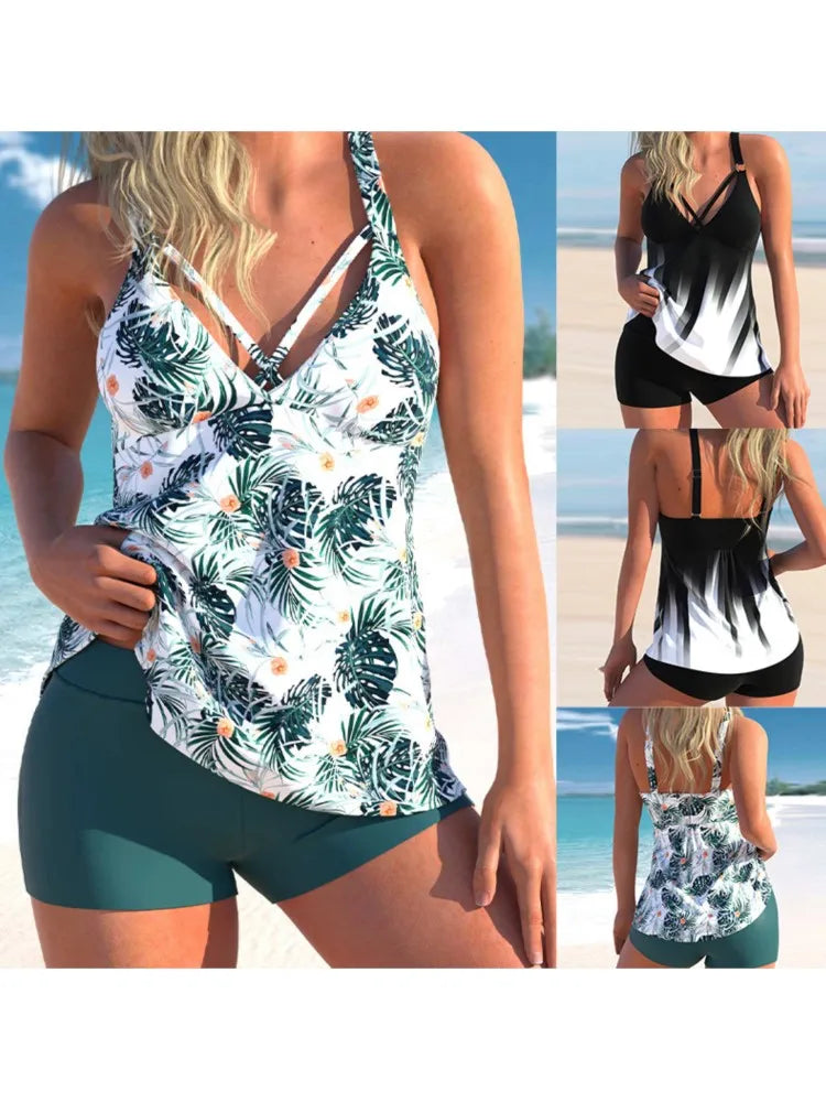 L-5XL Plus Size High Waist Bikini Women's Push Up Large Size 3XL 4XL Swimsuit Summer Mujer Tummy Control Swimwear Bikini Sets Good Vibrations