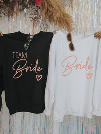 Bride & Team Bride Bridesmaid Sweatshirt Bridesmaid Proposal Maid of Honor Engagement Pullover Bride Sweater Bridesmaid Gifts Good Vibrations