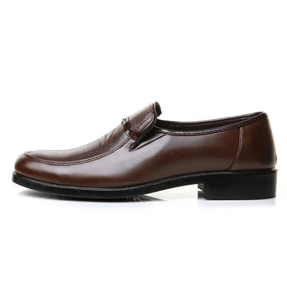Casual Loafers for Men Round Toe Mens Formal Shoes Business Handmade Slip-On Mens Flat Shoes Mocasines Zapatos De Hombre Good Vibrations