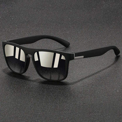 Fashion Vintage Square Sunglasses Men Women Fishing Driving Man Luxury Brand Designer Sun Glasses Anti-Glare Retro Eyewear UV400 Good Vibrations