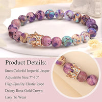 Idea Friendship Gifts For Women Best Friends Besties Gf Anniversary Valentines Day Graduation Healing Stone Crown Gifts For Her Good Vibrations