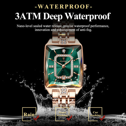 POEDAGAR Luxury Watch For Woman Waterproof Calendar High Quality Ladies Watch Stainless Steel Quartz Women's Watches Elegant+Box Good Vibrations