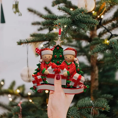 Christmas Tree Hanging Ornaments DIY Personalised Holiday Home Decor Gifts Navidad New Year 2026 Christmas Decorations for Home Good Vibrations