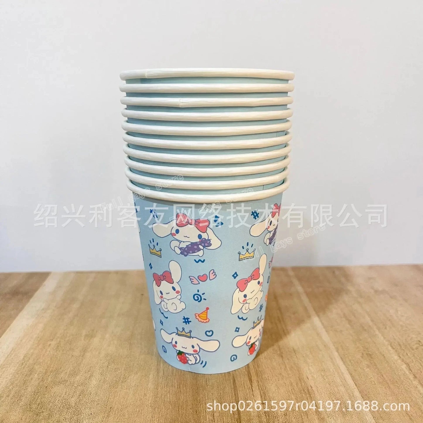 Cinnamoroll Theme Party Supplies Kids Birthday Christmas Decorations Gift Bag Ballons Banner Cake Topper Tableware Accessories Good Vibrations