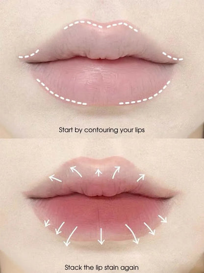 Light sweet and soft fog lipliner outlines the lip shape, lasting, not easy to fade, not take off makeup, nude pink lip liner Good Vibrations