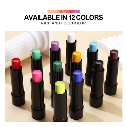 12 Colors Matte Nude Red Lipsticks Waterproof Pink Black Purple Velvet Lipstick Long Lasting Makeup Lip Stick Halloween Cosmetic Good Vibrations