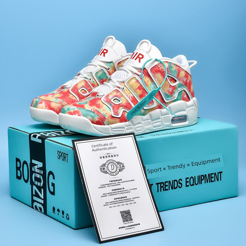 Putian Pippen Big Air Basketball Men's Shoes Trendy Casual Cushion Damping Youth Actual Combat Abrasion Resistant Sports Sneakers Good Vibrations