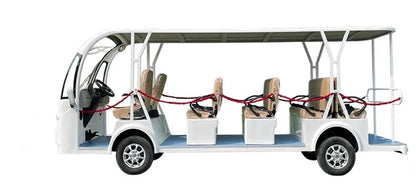 2025 Manufacturer Affordable New Electric Car Closed Tourist Bus 11 Seater Lithium Battery Electric Tour Bus Safe And Reliable Good Vibrations