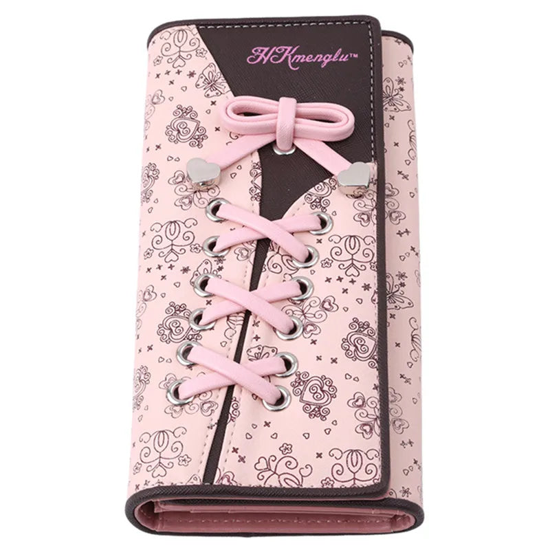 Long Wallet For Girl Multi-functional PU Wallets Women Coin Purse Card Holders Clutch Female Practical Wallets Purses For Gift Good Vibrations