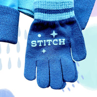 New Autumn Winter Children Hat Pinstripe Stitch Cartoon Scarf Hat Glove Warm knitted hat Boy Girl Cap Child Christmas Hat Good Vibrations