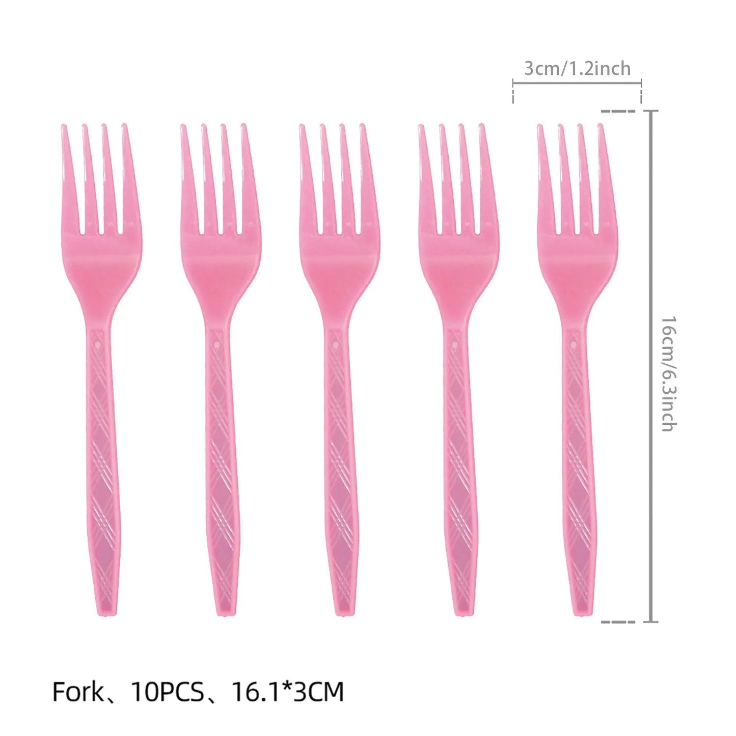 Pink Bow Tie Disposable Tableware Birthday Party Supplies Festival Tableware Pink Pattern Plate Mat Disposable Paper Cups Knive Good Vibrations