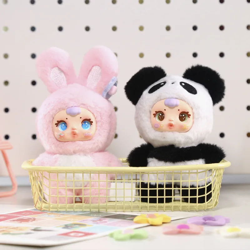 2025 New Cute Milk Candy Keychain Mysterious Blind Box Car Key Decoration Backpack Pendant Doll A Birthday Present Good Vibrations