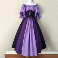 Medieval Costume for Women Halloween Corset Gothic Renaissance Dress Plus Size Flare Sleeve Ball Gown Cosplay Clothes Good Vibrations