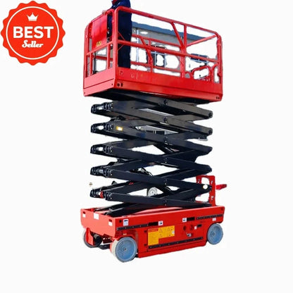 Electric Scissor Lift  Aerial Platform 6m 8m 10m 12m Skylift Mobile Lifter Scaffolding Hydraulic Scissor Lifts Trolley 30 Ft Good Vibrations