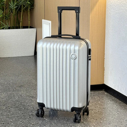 New 20inch Luggage, Carry-On Trolley Case, Pc Thickened Hard Shell Material, High-Strength Compression Resistance, Suitable for Both Men and Women Good Vibrations