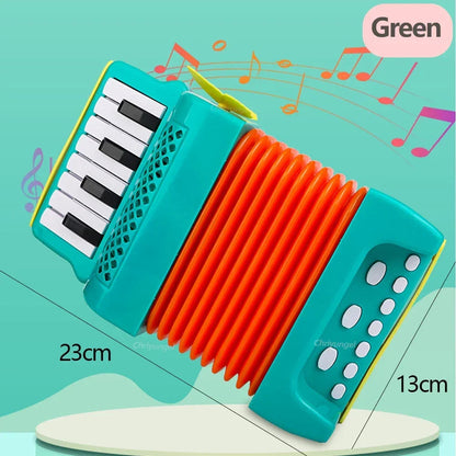 Toddler Accordion Toy - Musical Instrument for Kids, Early Music Exploration Gift for Boys & Girls 3 Years Good Vibrations