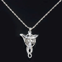 The Lord of the Rings Necklace Elf Princess Arwen Twilight Star Crystal Pendant Necklaces for Women Choker Jewelry Gift Good Vibrations Adult Super Store