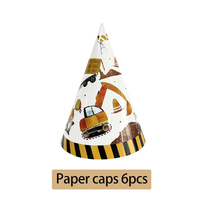 Construction Birthday Cake Decor Dump Truck Excavator Tractor Cupcake Toppers Kids Birthday Baby Shower Party Decors Supplies Good Vibrations