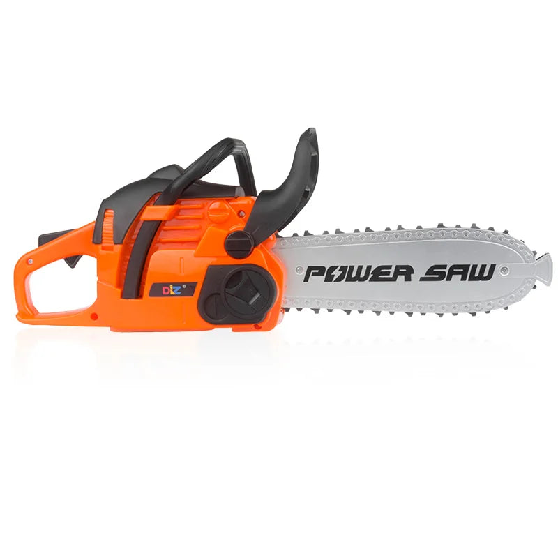 Toy Chainsaw Kids Toy Tools for Children Tools Electric Power Chainsaws for Tool Bench Boys Gift Pretend Play Saw with Sound Good Vibrations