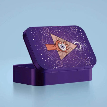 Tinplate Cigarette Case Tobacco Storage Box Humidor Rolling Paper Box Jewelry Candy Coin Key Organizer Flip Gifts Sealed Good Vibrations Adult Super Store