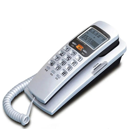 Corded Phone Landline Telephone With FSK / DTMF Caller ID,Ringtone Adjustment,Support Callback for Home Office telefono fijo Good Vibrations